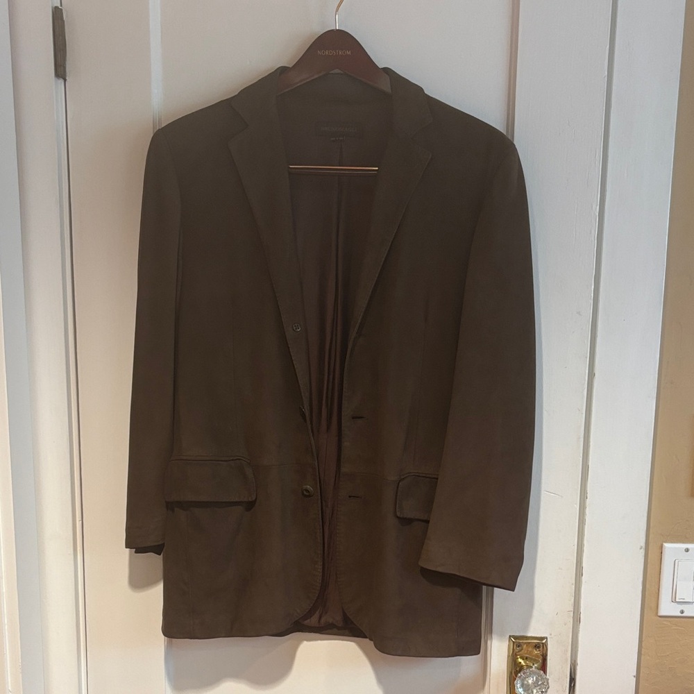 Men’s Bruno Magli Dark Brown Blazer 40R